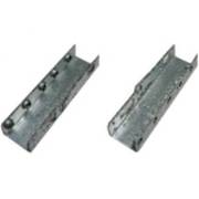 thumbnail-Square hole to round hole rail adaptor set (for thread M5 or larger)