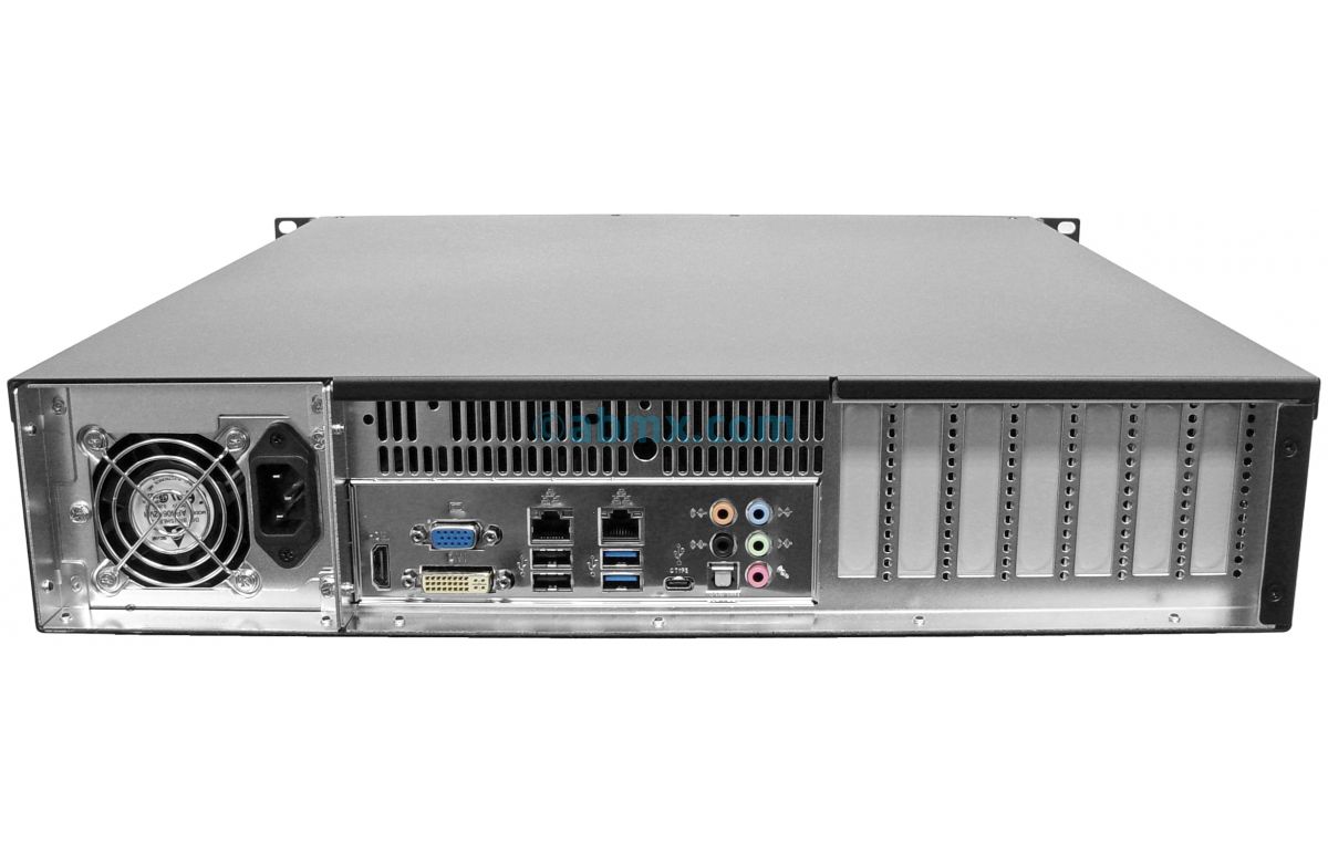 2U Mini Server - (4 x PCIe, 1 x PCI 5V 32-bit)-3