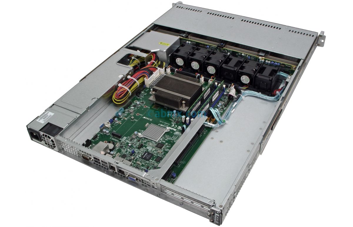 1U Rackmount Server - 4 Hot-Swap Bays - 2 PCIe slots-6