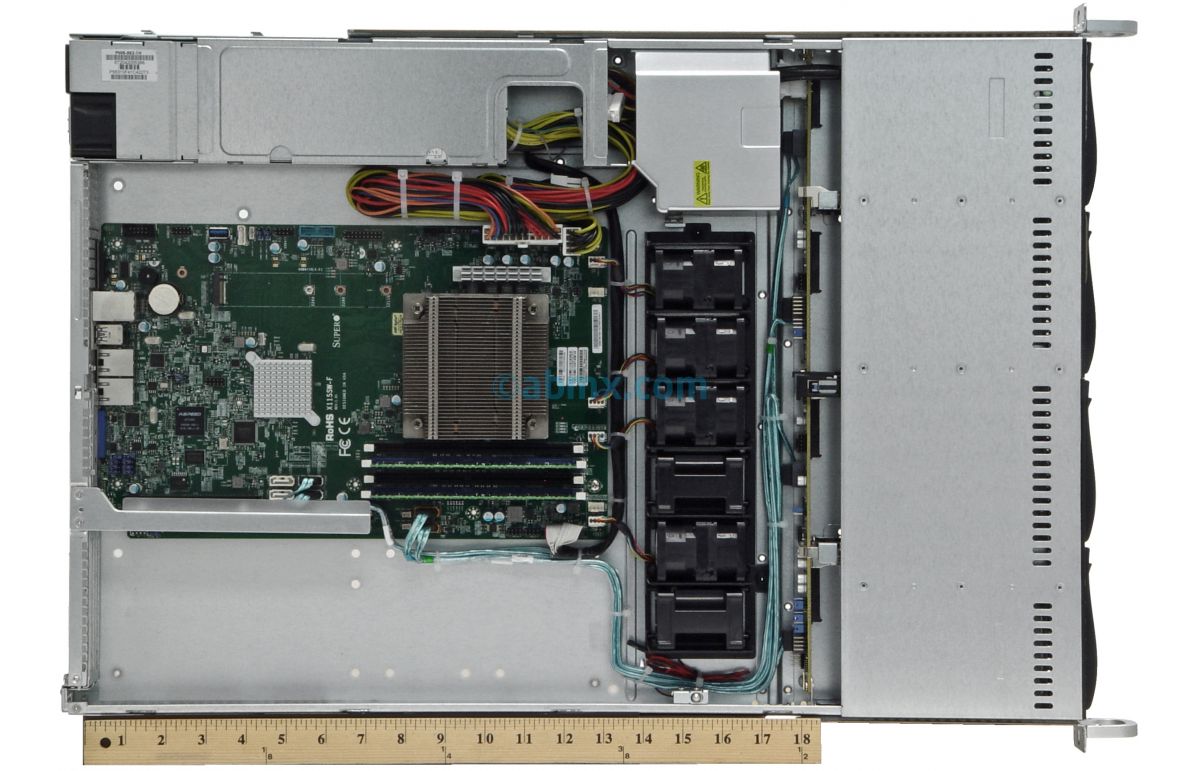 1U Rackmount Server - 4 Hot-Swap Bays - 2 PCIe slots-7