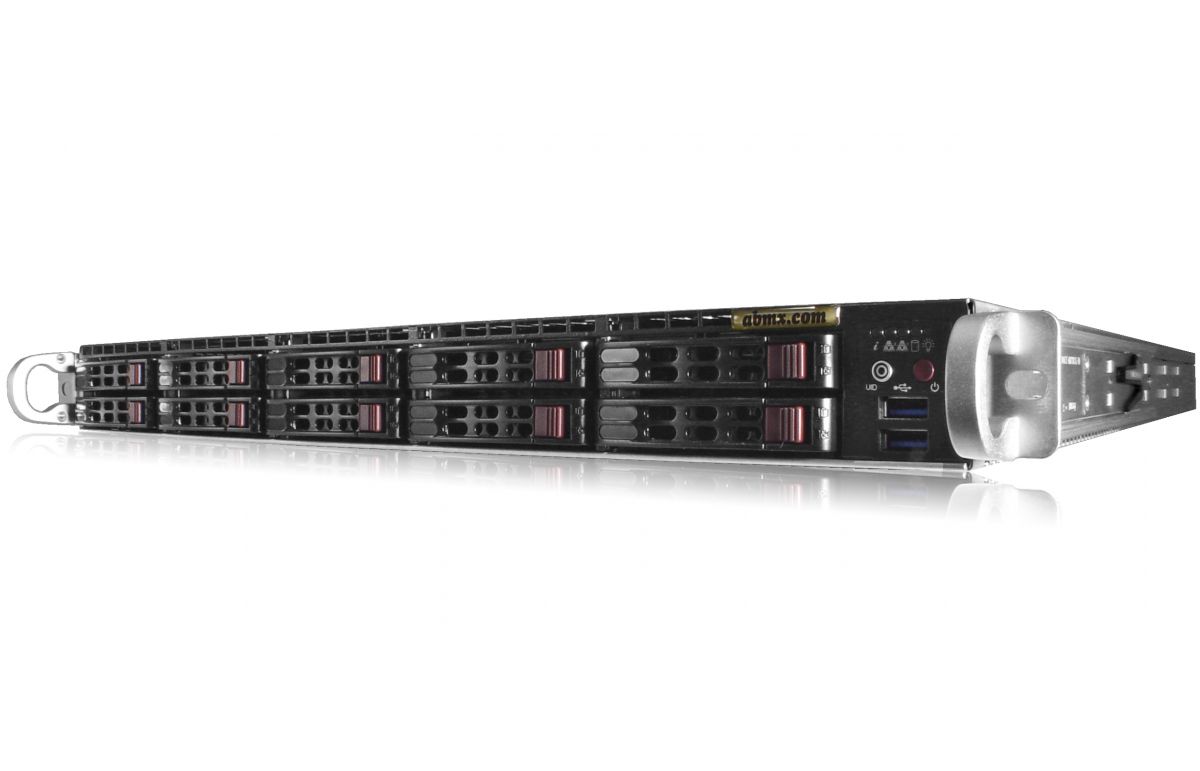 1U Rackmount Server - 10 Hot-Swap Bays - 2 PCI-e slots-1