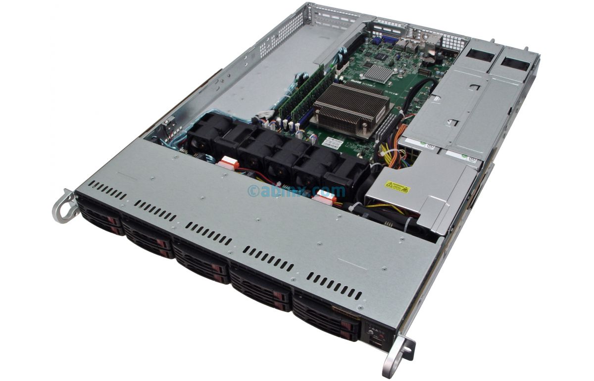 1U Rackmount Server - 10 Hot-Swap Bays - 2 PCI-e slots-5