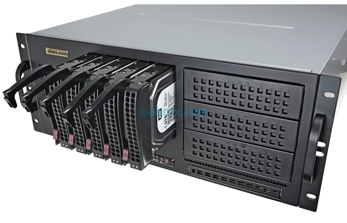4U Rack Server - Dual Xeon - Redundant Power - Up to 11 PCI-e slots-8