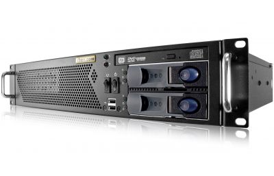 2U Rackmount Server - 2 x Hot-Swap Bays-front