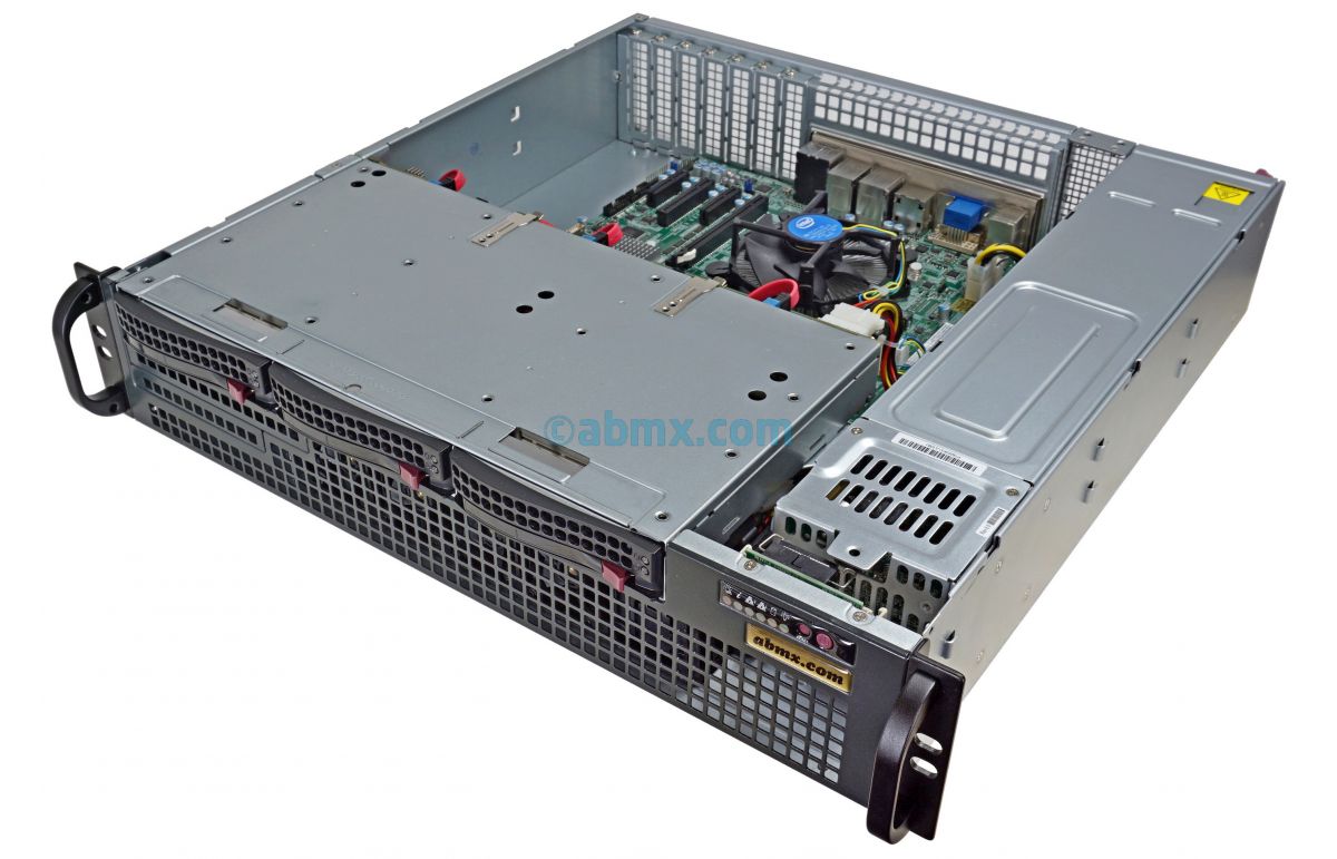 2U Server - 3 x Hot-Swap Bays - Redundant Power-5