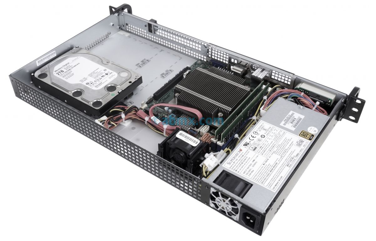 1U Mini Server - 10-inch deep - Xeon E - Front I/O-6