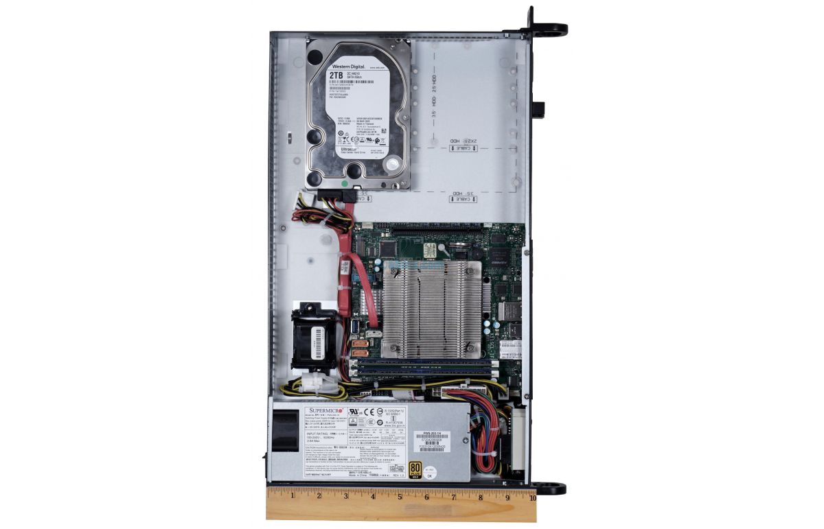 1U Mini Server - 10-inch deep - Xeon E - Front I/O-7
