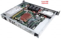 thumbnail-1U Short-Depth Server - AMD Ryzen