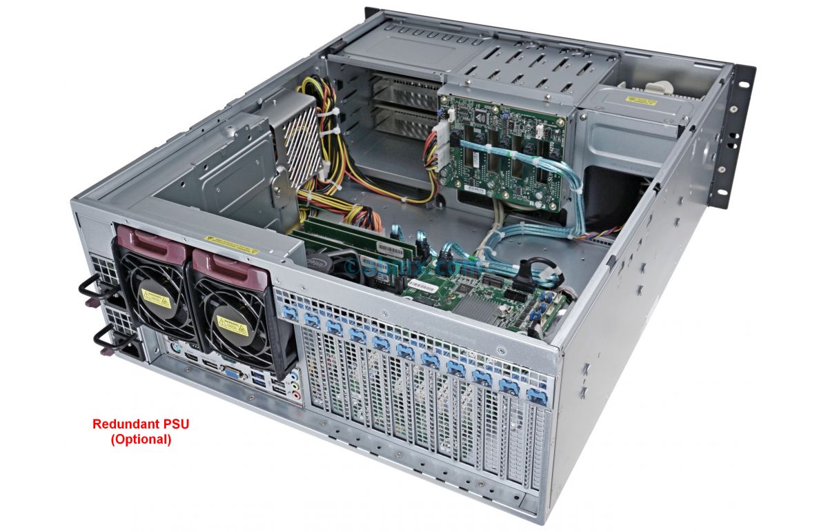 4U Rackmount Workstation - 5 x Hot-Swap Bays-6