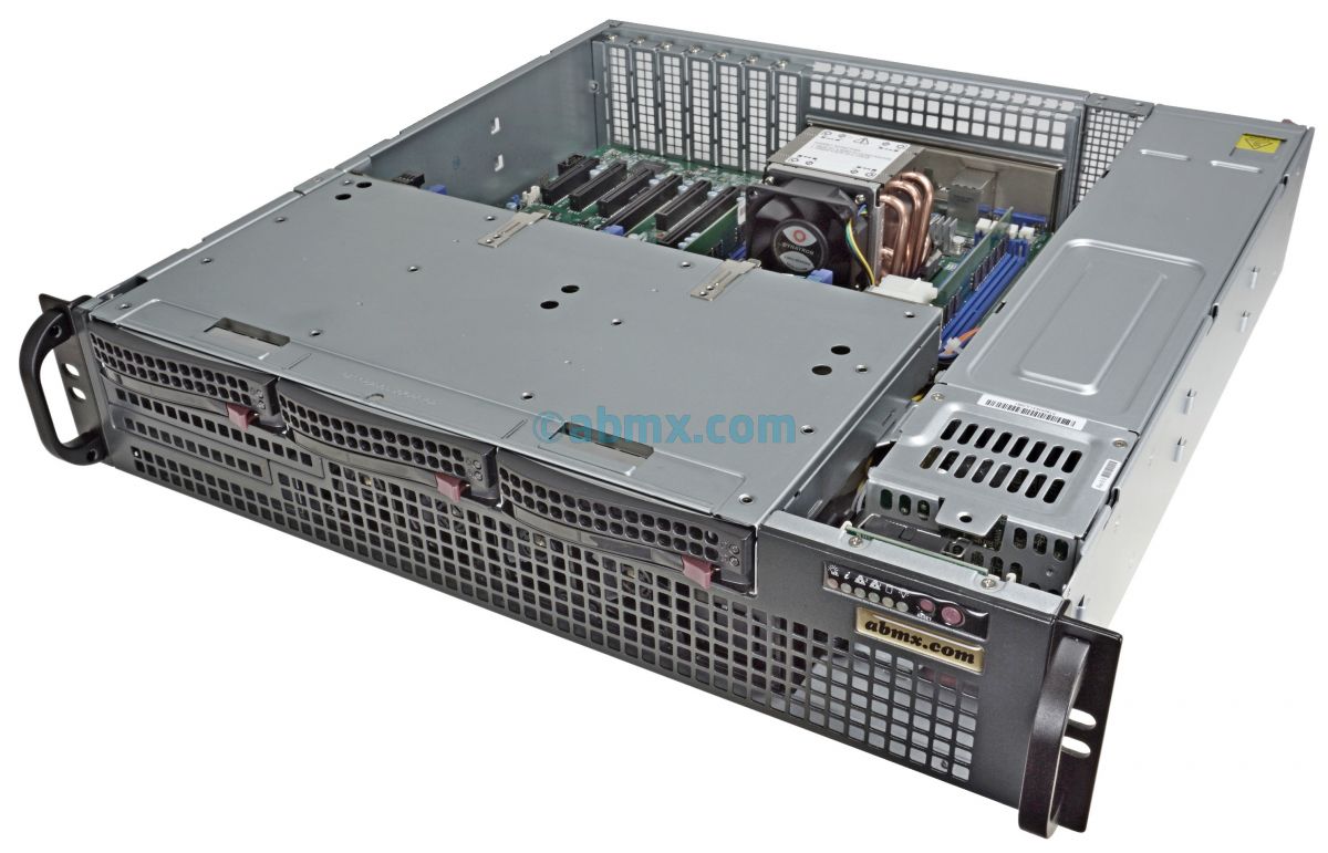 2U Server - 3 x Hot-Swap Bays - Redundant Power-5