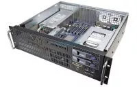 thumbnail-3U Short-Depth Server - Xeon Scalable - 2 x Hot-Swap Bays