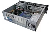 thumbnail-3U Short-Depth Server - Xeon Scalable - 2 x Hot-Swap Bays