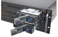 thumbnail-3U Short-Depth Server - Xeon Scalable - 2 x Hot-Swap Bays