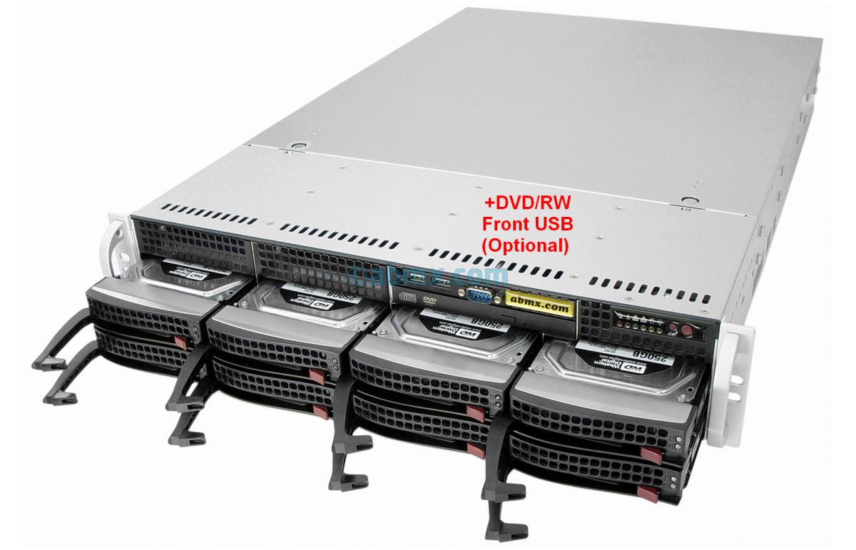 2U Rack Server - Xeon Scalable 4th Gen - 8 x Hot-Swap Bays - Redundant Power-8