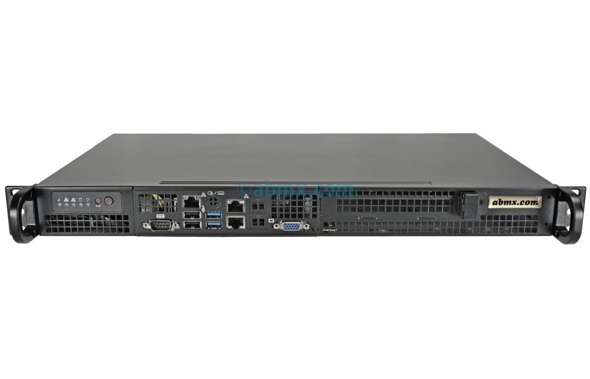 1U Mini Server - 10-inch deep - Front I/O | ABMX Servers