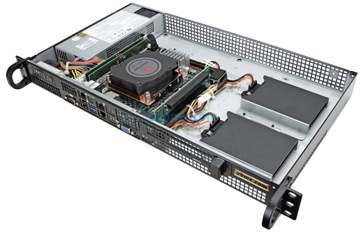 1U Mini Server - 10-inch deep - Front I/O | ABMX Servers