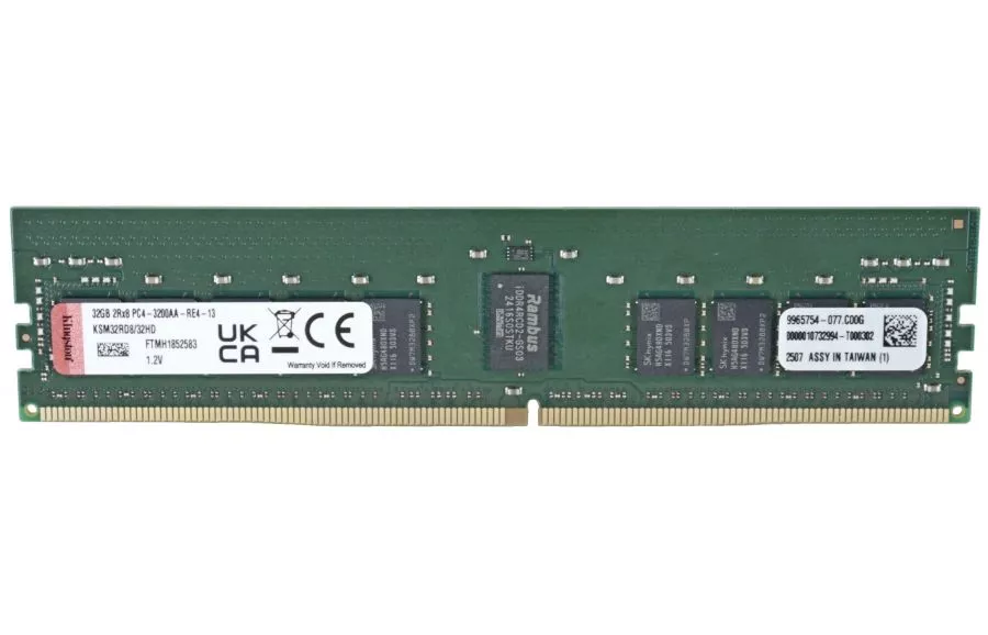 32GB (1 x 32GB) - DDR4 ECC Registered Memory-front