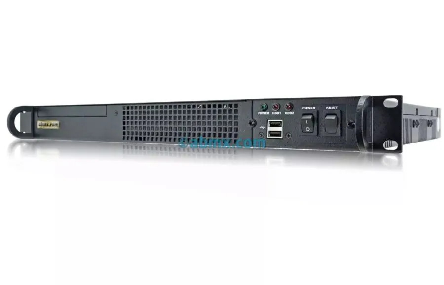 1U Short-Depth Rackmount PC-front