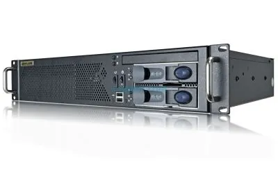 2U Mini Server - 2 x Hot-Swap Bays-front