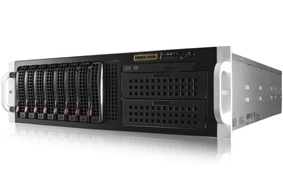 3U Server - AMD EPYC - 8 x Hot-Swap Bays-front