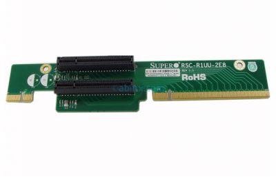 1U Riser Card (2 x PCI-e x8)-front